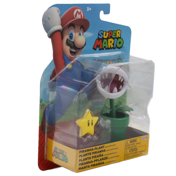 World of Nintendo Minifiguren Super Mario (Wave 40) Piranha Plant with Star